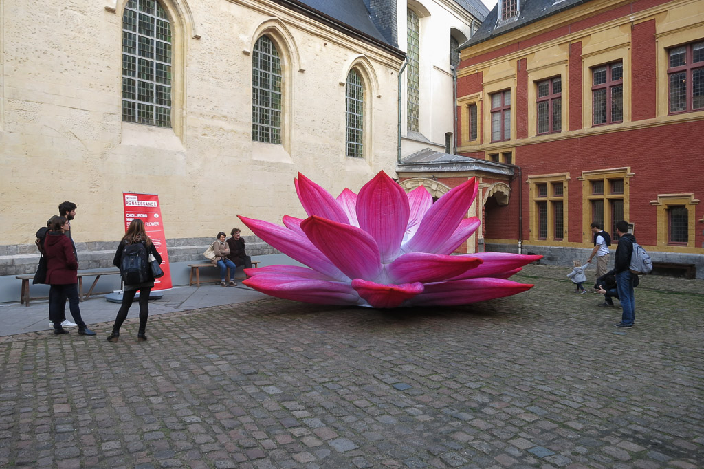 Breathing Flower (Choi Jeong Hwa) à l'Hospice Comtesse